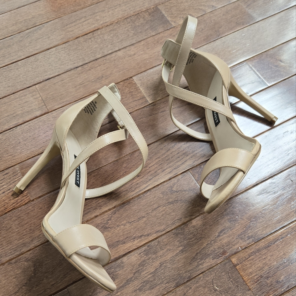 Nine West Cross Strap Heels - Picture 2 of 4